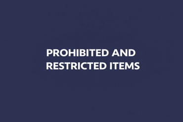 Prohibited items