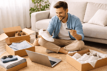 online shopping size guide man