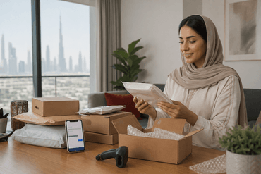 Dubai Parcels Ready for Customs
