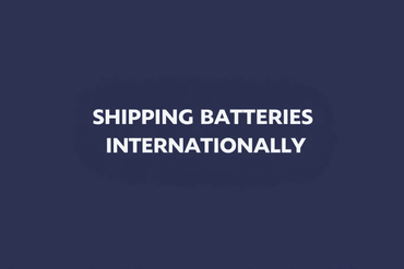 Shipping batteries