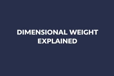 Dimensional weight